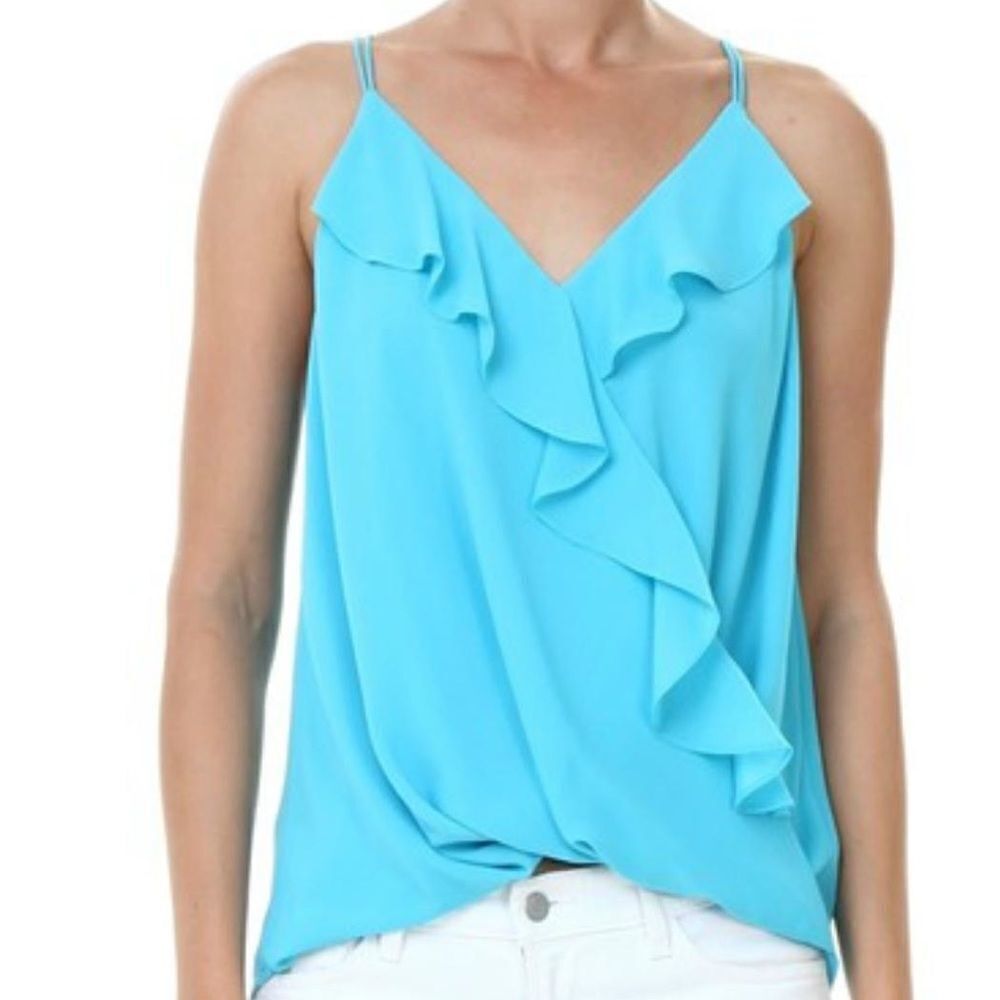 ✨ DRAPED RUFFLE BLOUSE ✨